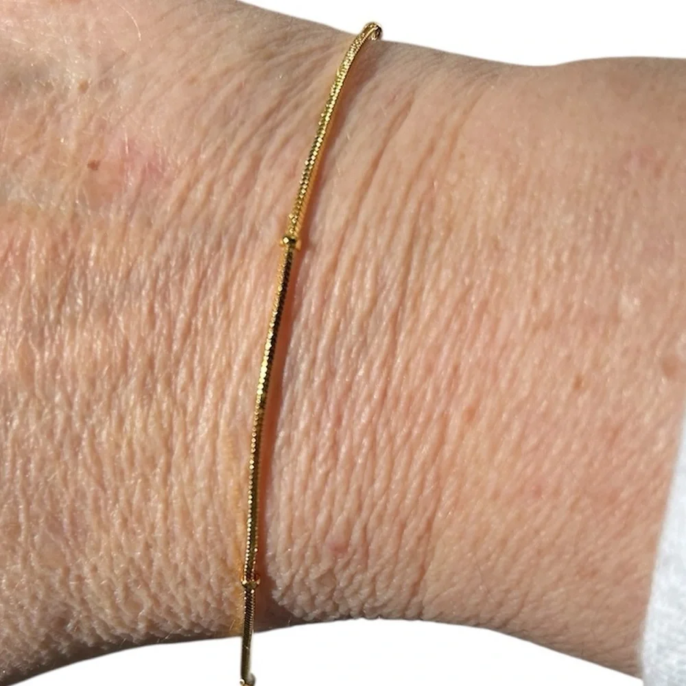 New .925 Bracelet with 18k